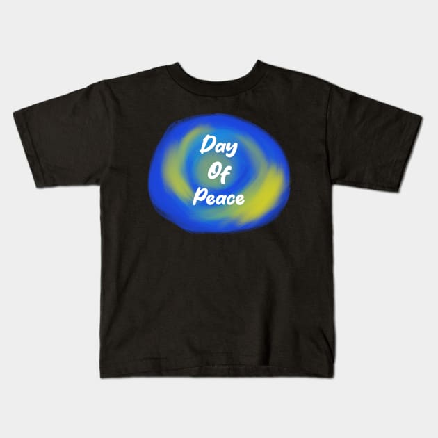 Day Of Peace Kids T-Shirt by Fandie